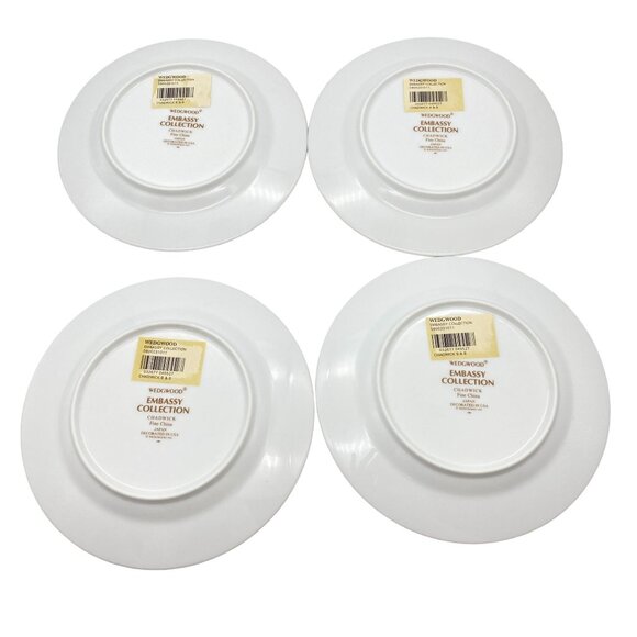 Wedgwood Embassy Collection Chadwick bread & Butter plate japan set 4 6" - Picture 5 of 5